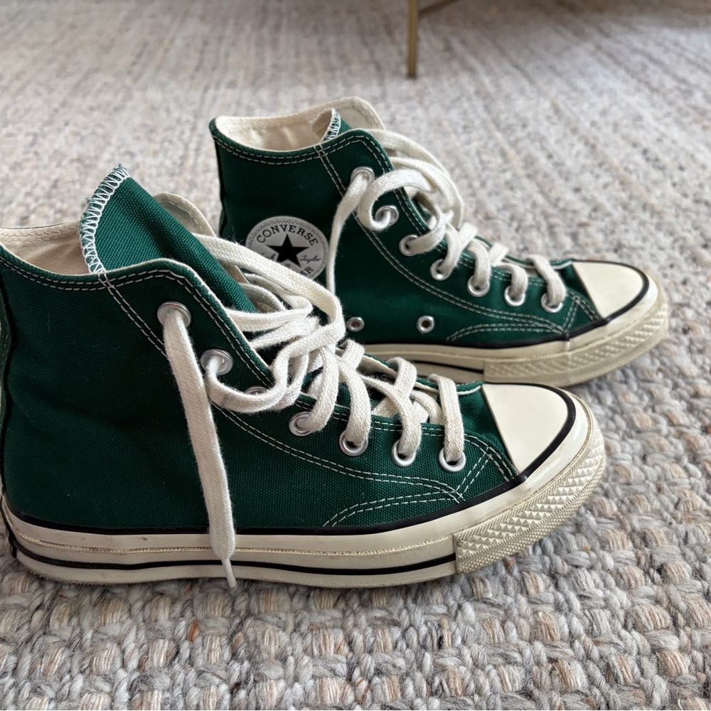 Converse White High-Top Sneakers